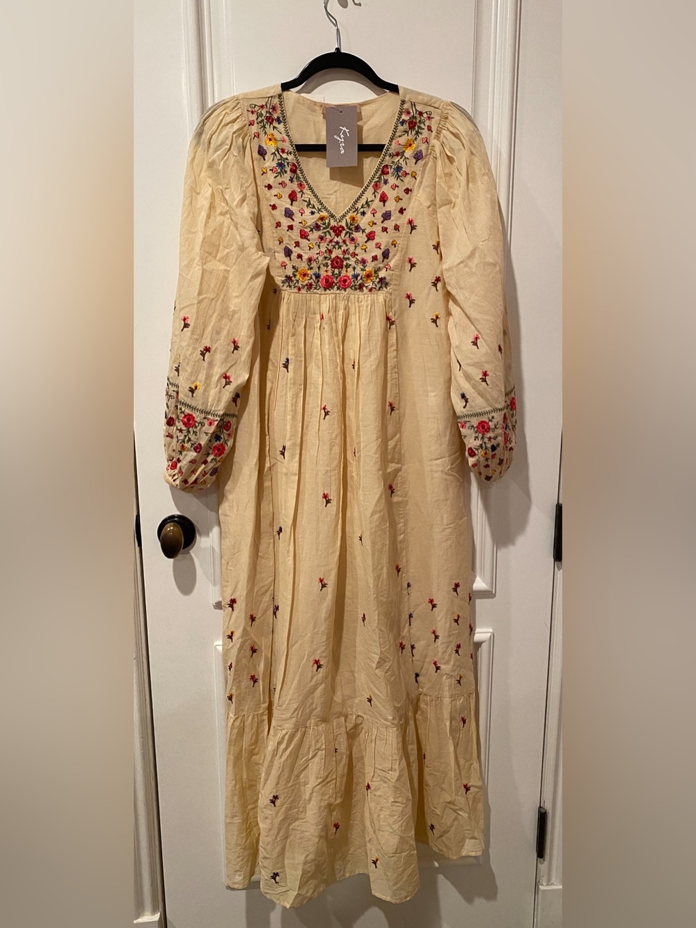 Kyra Embroidered Maxi Dress